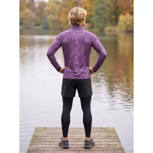  Muška sportska majica premium plus ALTISPORT VOJ/ALM072MI04 LJUBIČASTA 
