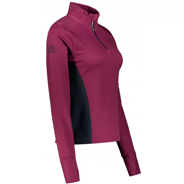  Ženska premium plus sportska majica ALTISPORT VOJ/ALW078MI04 VINO-CRVENO 