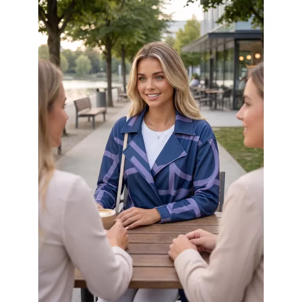  Ženska dukserica Premium torba ALTISPORT VOJ/ALW085MI05 LJUBIČASTA 