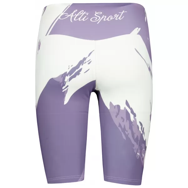  Ženske tajice iznad koljena premium ALTISPORT VOJ/ALW081LEG02 LJUBIČASTA 