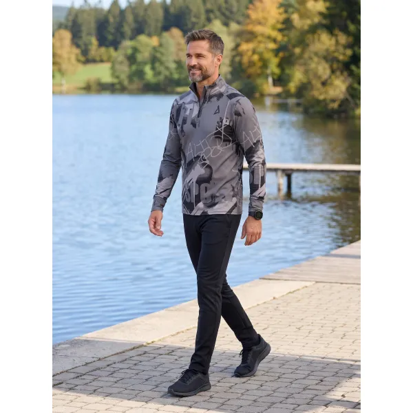  Muška sportska majica premium plus ALTISPORT VOJ/ALM076MI04 TAMNO-SIVA 