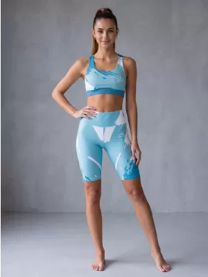 Ženske tajice iznad koljena premium ALTISPORT VOJ/ALW081LEG02 PLAVA