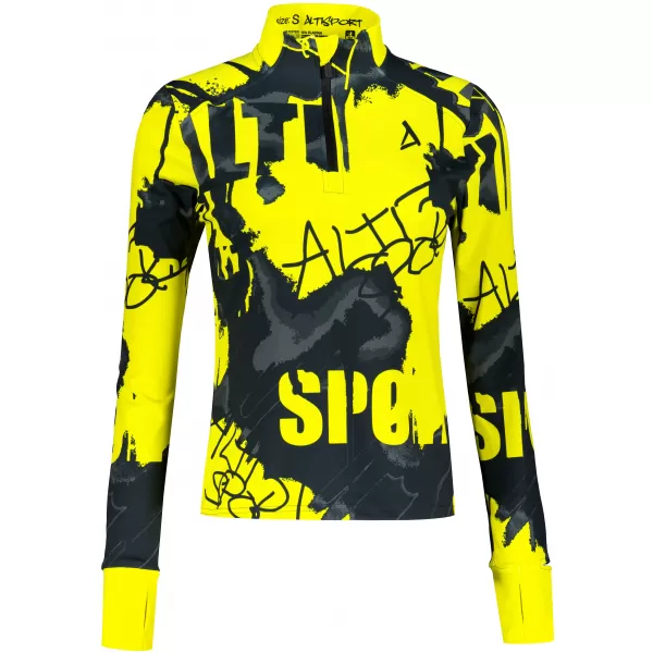  Ženska premium plus sportska majica ALTISPORT VOJ/ALW076MI04 FLUO-ŽUTA 