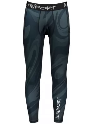 Muške duge premium sportske tajice ALTISPORT VOJ/ALM072LEG01 CRNA