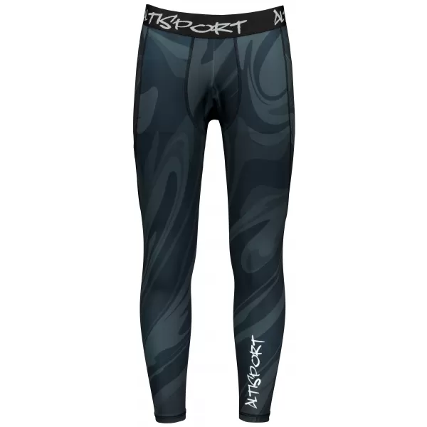  Muške duge premium sportske tajice ALTISPORT VOJ/ALM072LEG01 CRNA 