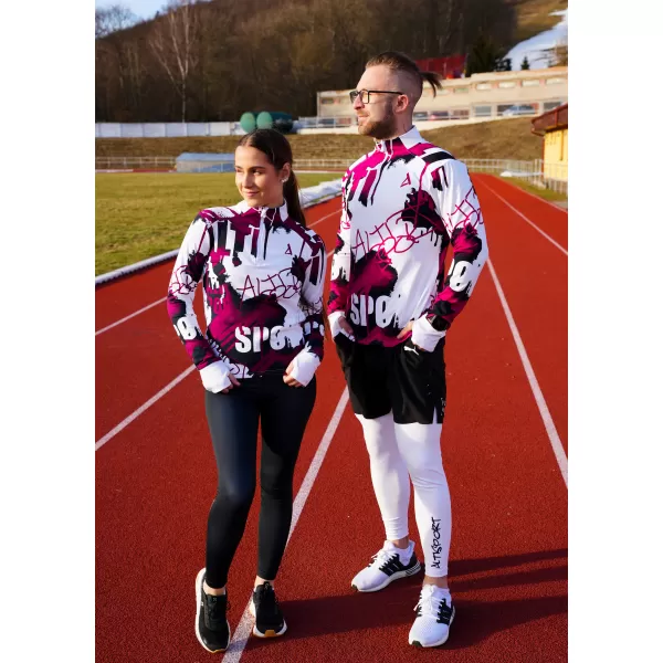  Ženska premium plus sportska majica ALTISPORT VOJ/ALW076MI04 BIJELO/VINO 