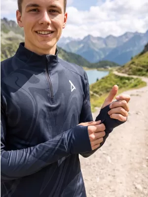 Muška sportska majica premium plus ALTISPORT VOJ/ALM072MI04 CRNA