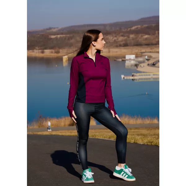  Ženska premium plus sportska majica ALTISPORT VOJ/ALW078MI04 VINO-CRVENO 