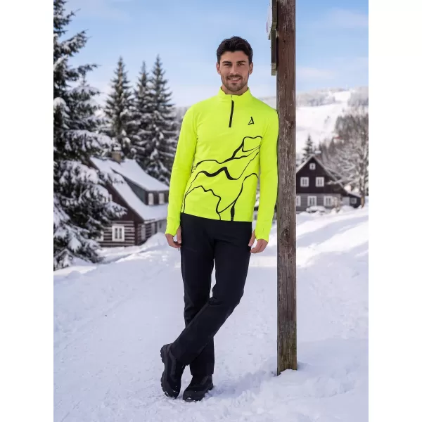  Muška sportska majica premium plus ALTISPORT VOJ/ALM073MI04 FLUO-ŽUTA 
