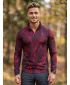 Muška sportska majica premium plus ALTISPORT VOJ/ALM072MI04 VINO-CRVENO