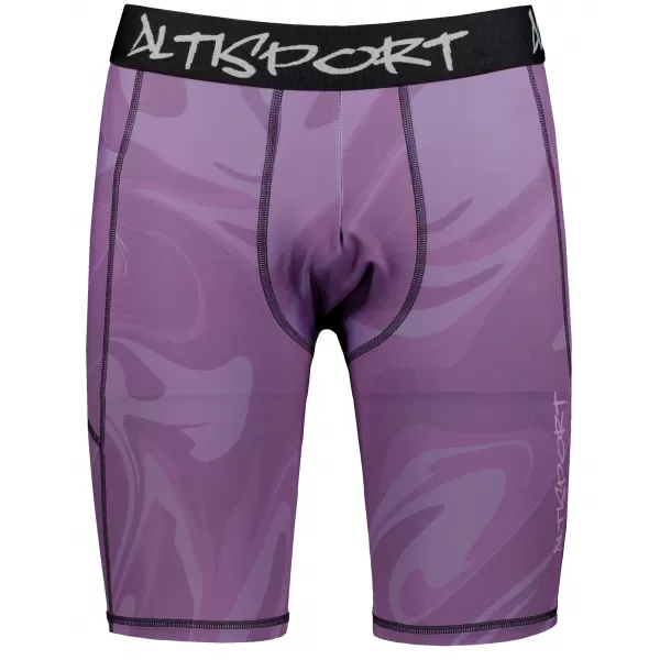  Muške sportske tajice iznad koljena premium ALTISPORT VOJ/ALM072LEG02 LJUBIČASTA 