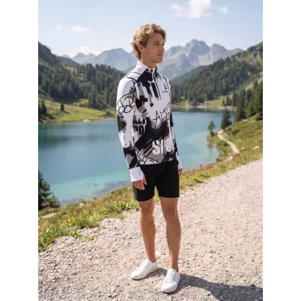  Muška sportska majica premium plus ALTISPORT VOJ/ALM076MI04 CRNO/BIJELO 