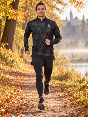 Muška sportska majica premium plus ALTISPORT VOJ/ALM072MI04 CRNA