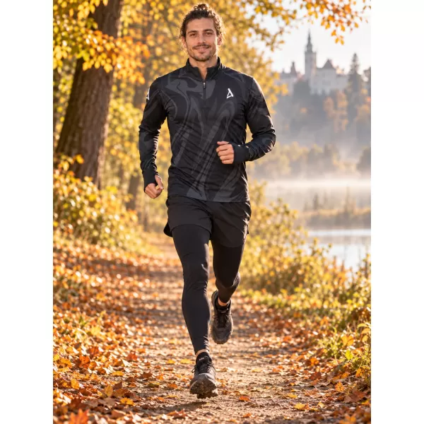  Muška sportska majica premium plus ALTISPORT VOJ/ALM072MI04 CRNA 