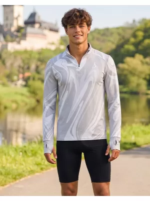Muška sportska majica premium plus ALTISPORT VOJ/ALM072MI04 SIVA
