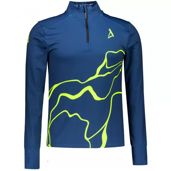  Muška sportska majica premium plus ALTISPORT VOJ/ALM073MI04 TAMNO-FLUO ŽUTA 