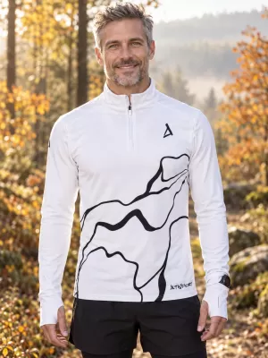 Muška sportska majica premium plus ALTISPORT VOJ/ALM073MI04 BIJELA