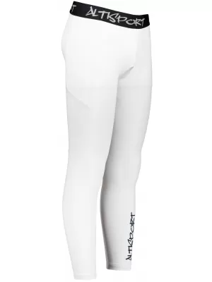 Muške duge premium sportske tajice ALTISPORT VOJ/ALM000LEG01 BIJELA