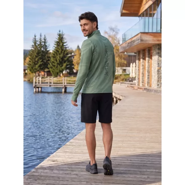  Muška sportska majica premium plus ALTISPORT VOJ/ALM072MI04 ZELENA 