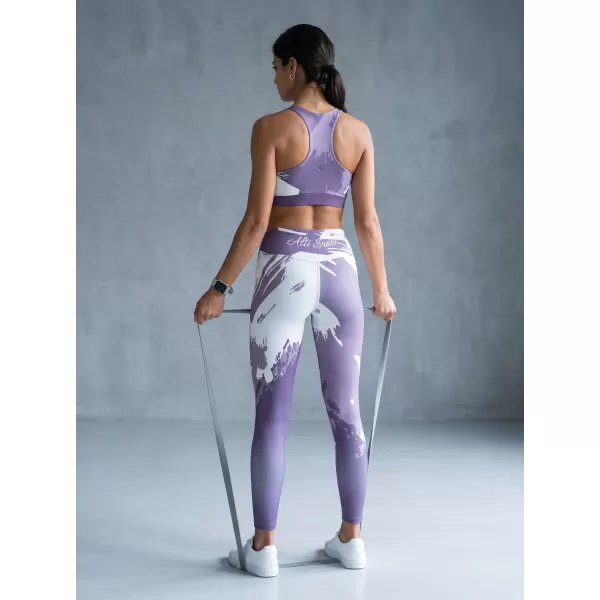  Ženske duge premium tajice ALTISPORT VOJ/ALW081LEG01 LJUBIČASTA 