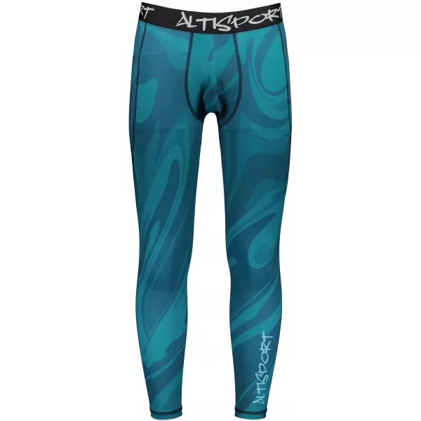  Muške duge premium sportske tajice ALTISPORT VOJ/ALM072LEG01 KEROZIN 