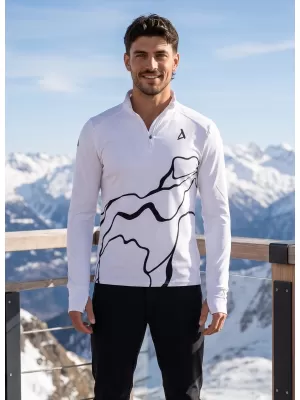 Muška sportska majica premium plus ALTISPORT VOJ/ALM073MI04 BIJELA