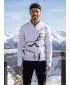 Muška sportska majica premium plus ALTISPORT VOJ/ALM073MI04 BIJELA