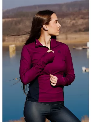 Ženska premium plus sportska majica ALTISPORT VOJ/ALW078MI04 VINO-CRVENO