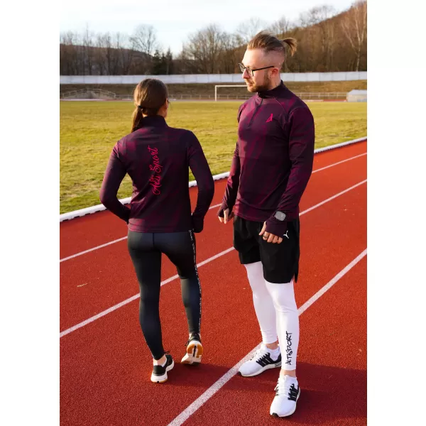  Ženska premium plus sportska majica ALTISPORT VOJ/ALW072MI04 VINO-CRVENO 