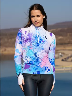 Ženska premium plus sportska majica ALTISPORT VOJ/ALW055MI04 LJUBIČASTA/PLAVA
