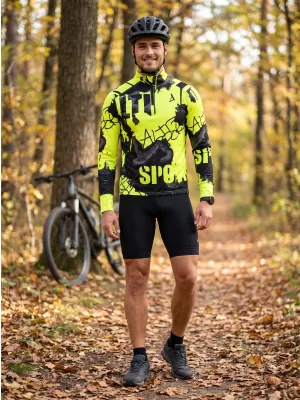 Muška sportska majica premium plus ALTISPORT VOJ/ALM076MI04 FLUO-ŽUTA