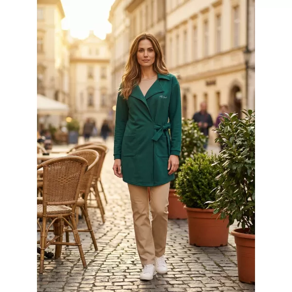 Ženska vrhunska trenirka ALTISPORT VOJ/ALW000MI05 ZELENA 