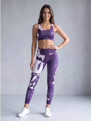 Ženske duge premium tajice ALTISPORT VOJ/ALW080LEG01 TAMNOLJUBIČASTA