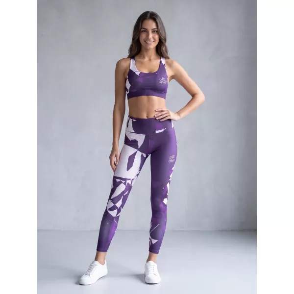  Ženske duge premium tajice ALTISPORT VOJ/ALW080LEG01 TAMNOLJUBIČASTA 