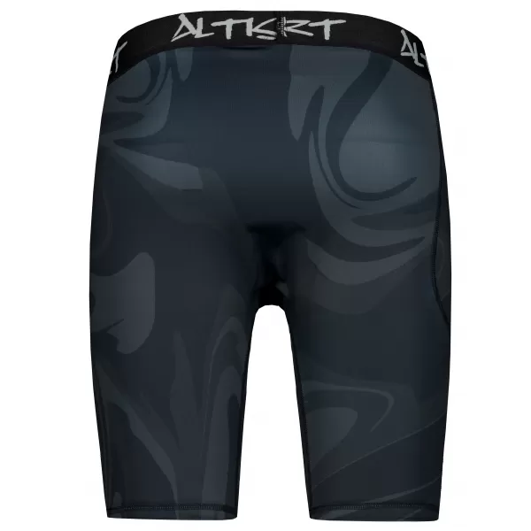  Muške sportske tajice iznad koljena premium ALTISPORT VOJ/ALM072LEG02 CRNA 