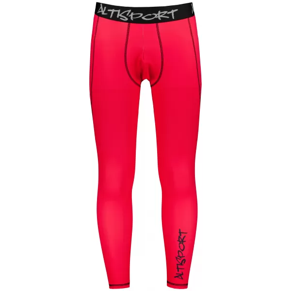  Muške duge premium sportske tajice ALTISPORT VOJ/ALM000LEG01 CRVENA 