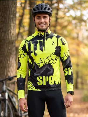 Muška sportska majica premium plus ALTISPORT VOJ/ALM076MI04 FLUO-ŽUTA