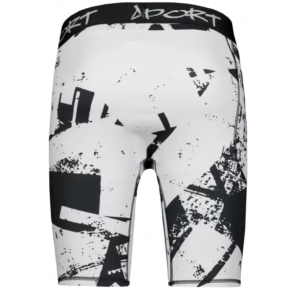  Muške sportske tajice iznad koljena premium ALTISPORT VOJ/ALM079LEG02 CRNO SIVA 