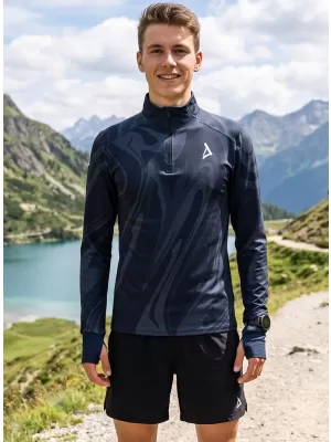 Muška sportska majica premium plus ALTISPORT VOJ/ALM072MI04 CRNA