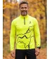 Muška sportska majica premium plus ALTISPORT VOJ/ALM073MI04 FLUO-ŽUTA