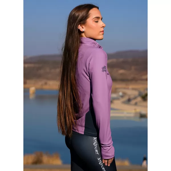  Ženska premium plus sportska majica ALTISPORT VOJ/ALW078MI04 LJUBIČASTA 