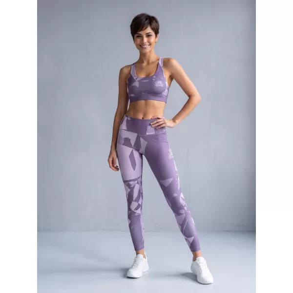  Ženske duge premium tajice ALTISPORT VOJ/ALW080LEG01 SIVOLJUBIČASTA 