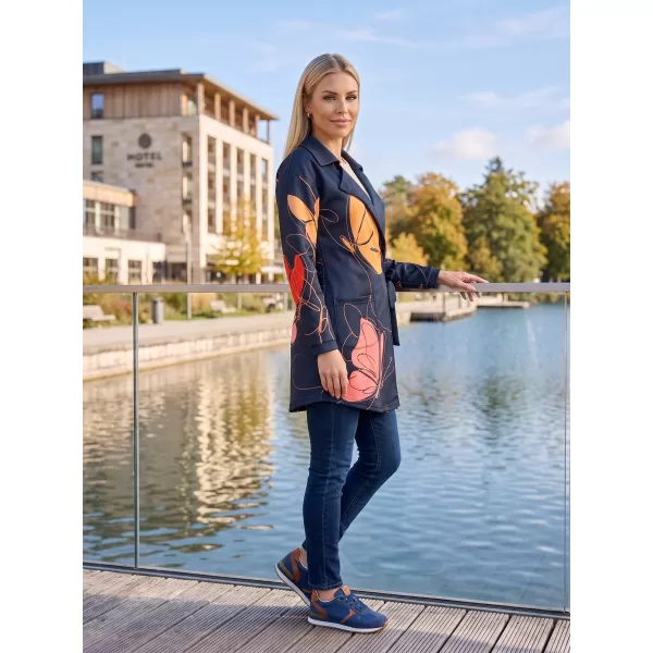  Ženska dukserica Premium torba ALTISPORT VOJ/ALW086MI05 CRNO-NARANČASTA 