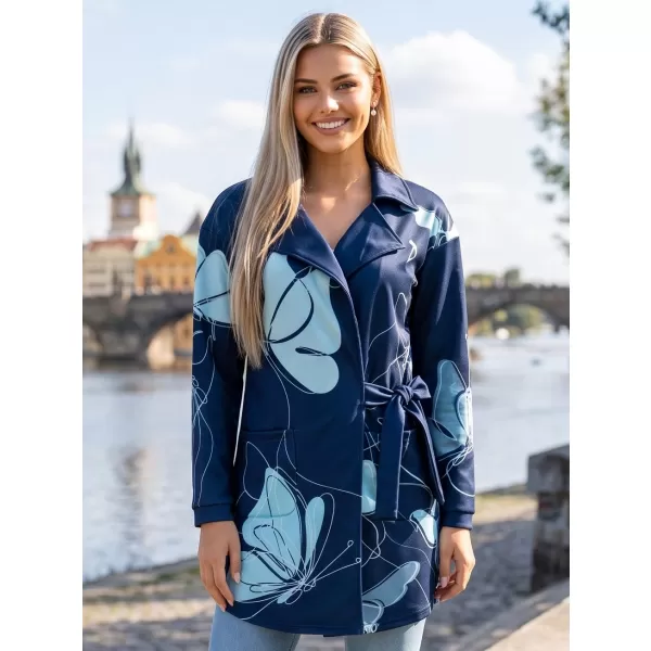  Ženska dukserica Premium torba ALTISPORT VOJ/ALW086MI05 TAMNOPLAV 
