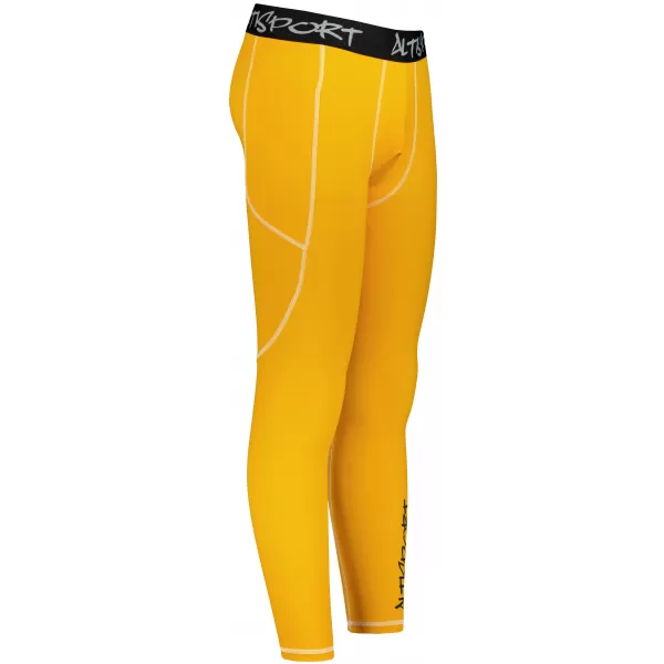  Muške duge premium sportske tajice ALTISPORT VOJ/ALM000LEG01 NARANČASTA 