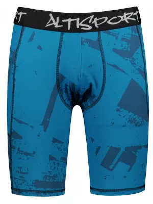 Muške sportske tajice iznad koljena premium ALTISPORT VOJ/ALM079LEG02 PLAVA