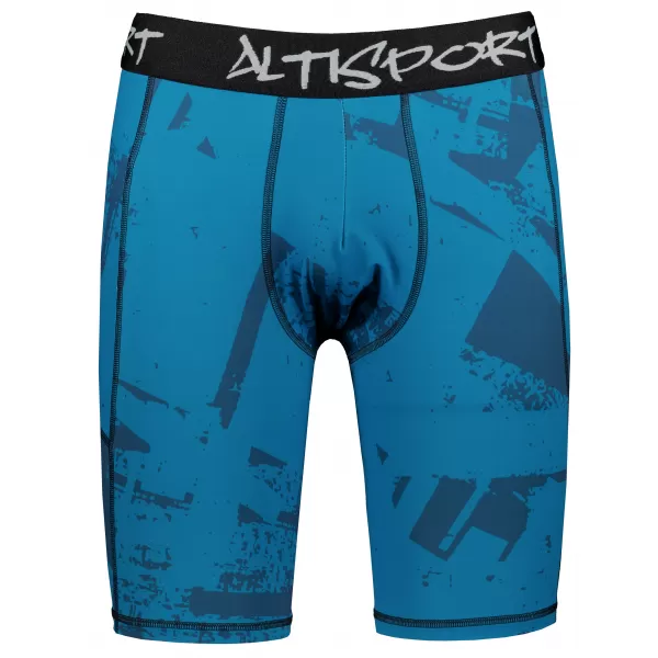  Muške sportske tajice iznad koljena premium ALTISPORT VOJ/ALM079LEG02 PLAVA 