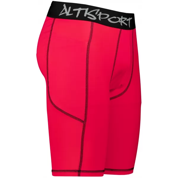  Muške sportske tajice iznad koljena premium ALTISPORT VOJ/ALM000LEG02 CRVENA 