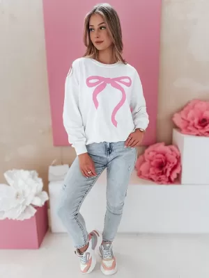 Ženska prevelika dukserica DSTREET SOFTTIE BY1358 BIJELA