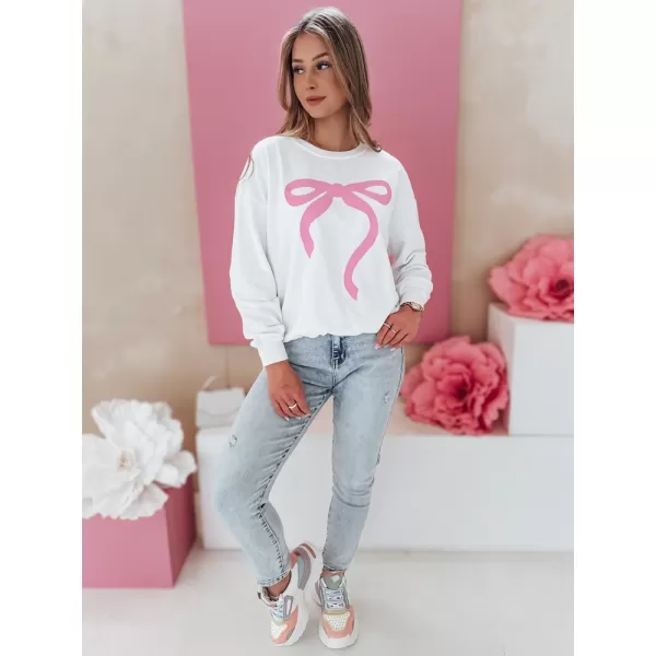  Ženska prevelika dukserica DSTREET SOFTTIE BY1358 BIJELA 